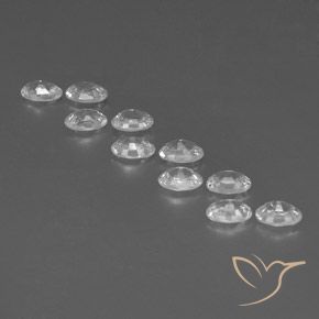 Shop natural 7.27ct Blanc Zircon gems, ovale, from Cambodge at GemSelect. In stock, global shipping!