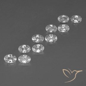 Shop natural 7.35ct Blanc Zircon gems, ovale, from Cambodge at GemSelect. In stock, global shipping!