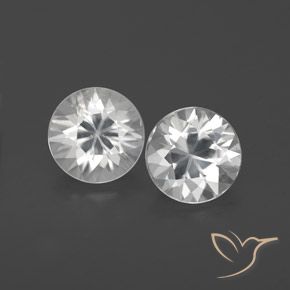 2.28ctw Naturel Blanc Zircon, Tour, VVS-VS