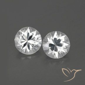 2.27ctw Naturel Blanc Zircon, Tour, VVS-VS