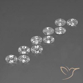 Shop natural 7.06ct Blanc Zircon gems, ovale, from Cambodge at GemSelect. In stock, global shipping!
