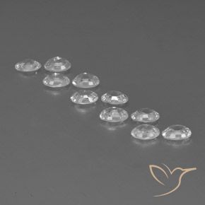 Shop natural 7.21ct Blanc Zircon gems, ovale, from Cambodge at GemSelect. In stock, global shipping!