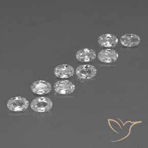 Shop natural 6.95ct Blanc Zircon gems, ovale, from Cambodge at GemSelect. In stock, global shipping!