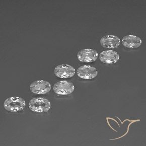 Shop natural 6.80ct Blanc Zircon gems, ovale, from Cambodge at GemSelect. In stock, global shipping!
