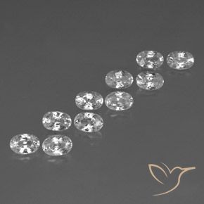 Shop natural 7.67ct Blanc Zircon gems, ovale, from Cambodge at GemSelect. In stock, global shipping!