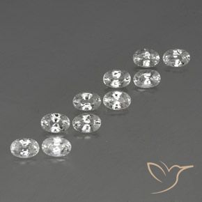 Shop natural 7.78ct Blanc Zircon gems, ovale, from Cambodge at GemSelect. In stock, global shipping!