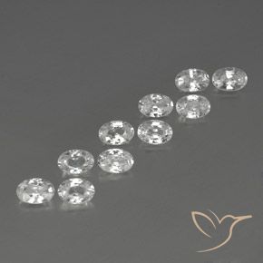 Shop natural 6.94ct Blanc Zircon gems, ovale, from Cambodge at GemSelect. In stock, global shipping!