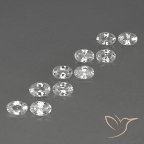 Shop natural 7.75ct Blanc Zircon gems, ovale, from Cambodge at GemSelect. In stock, global shipping!