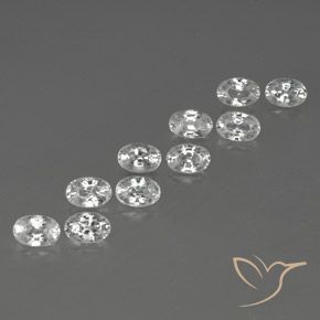 Shop natural 7.80ct Blanc Zircon gems, ovale, from Cambodge at GemSelect. In stock, global shipping!