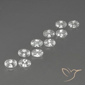 Shop natural 8.12ct Blanc Zircon gems, ovale, from Cambodge at GemSelect. In stock, global shipping!