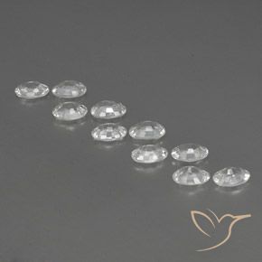 Shop natural 6.66ct Blanc Zircon gems, ovale, from Cambodge at GemSelect. In stock, global shipping!