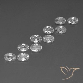 Shop natural 6.99ct Blanc Zircon gems, ovale, from Cambodge at GemSelect. In stock, global shipping!