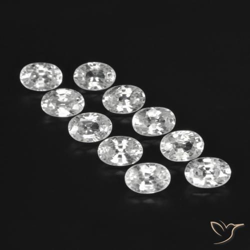 Shop natural 8.06ct Blanc Zircon gems, ovale, from Cambodge at GemSelect. In stock, global shipping!