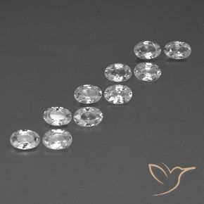 Shop natural 6.75ct Blanc Zircon gems, ovale, from Cambodge at GemSelect. In stock, global shipping!