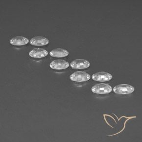 Shop natural 6.75ct Blanc Zircon gems, ovale, from Cambodge at GemSelect. In stock, global shipping!