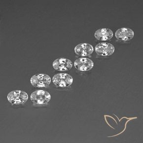 Shop natural 7.50ct Blanc Zircon gems, ovale, from Cambodge at GemSelect. In stock, global shipping!