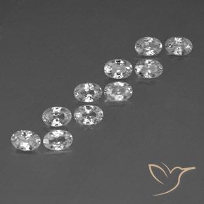Shop natural 7.41ct Blanc Zircon gems, ovale, from Cambodge at GemSelect. In stock, global shipping!