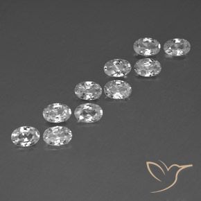 Shop natural 6.86ct Blanc Zircon gems, ovale, from Cambodge at GemSelect. In stock, global shipping!