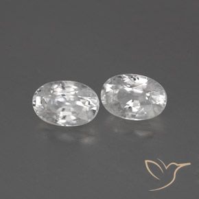Shop natural 1.74ct Blanc Zircon gems, ovale, from Cambodge at GemSelect. In stock, global shipping!