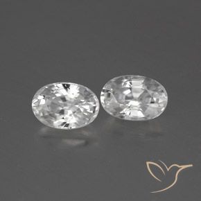 Shop natural 1.67ct Blanc Zircon gems, ovale, from Cambodge at GemSelect. In stock, global shipping!