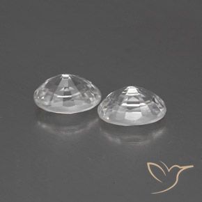Shop natural 1.67ct Blanc Zircon gems, ovale, from Cambodge at GemSelect. In stock, global shipping!