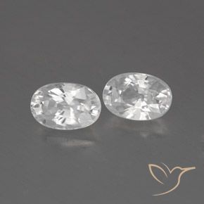 Shop natural 1.75ct Blanc Zircon gems, ovale, from Cambodge at GemSelect. In stock, global shipping!