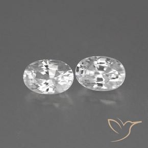 Shop natural 1.67ct Blanc Zircon gems, ovale, from Cambodge at GemSelect. In stock, global shipping!