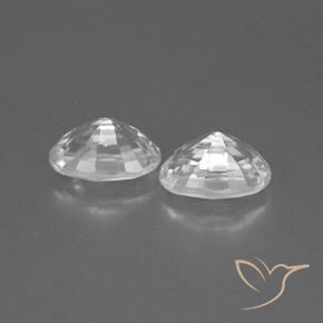 Shop natural 1.67ct Blanc Zircon gems, ovale, from Cambodge at GemSelect. In stock, global shipping!