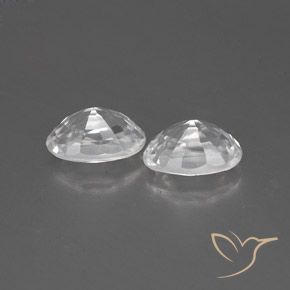 Shop natural 1.66ct Blanc Zircon gems, ovale, from Cambodge at GemSelect. In stock, global shipping!