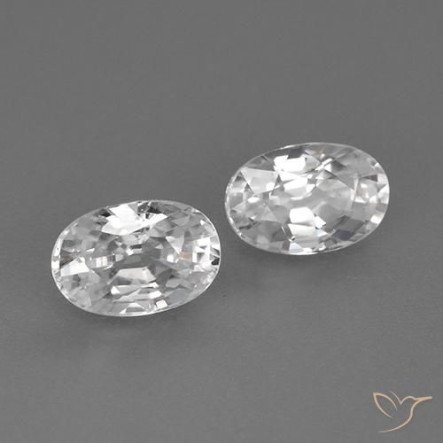 Shop natural 1.70ct Blanc Zircon gems, ovale, from Cambodge at GemSelect. In stock, global shipping!