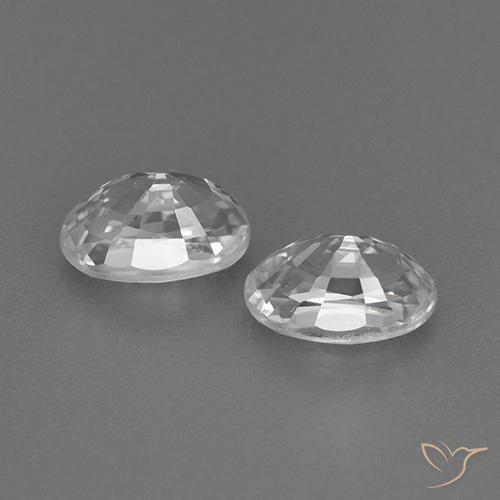 Shop natural 1.70ct Blanc Zircon gems, ovale, from Cambodge at GemSelect. In stock, global shipping!