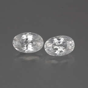 Achetez naturel 1,71ct blanc zircon gems, coupe ovale, en provenance cambodge chez gemselect. en stock, livraison internationale!