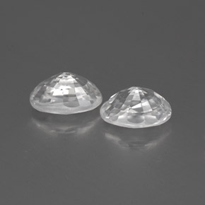 Achetez naturel 1,71ct blanc zircon gems, coupe ovale, en provenance cambodge chez gemselect. en stock, livraison internationale!