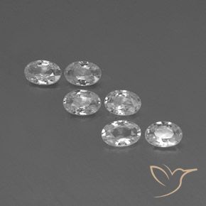 Shop natural 3.75ct Blanc Zircon gems, ovale, from Cambodge at GemSelect. In stock, global shipping!