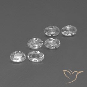 Shop natural 3.75ct Blanc Zircon gems, ovale, from Cambodge at GemSelect. In stock, global shipping!