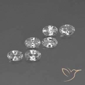 Shop natural 4.38ct Blanc Zircon gems, ovale, from Cambodge at GemSelect. In stock, global shipping!