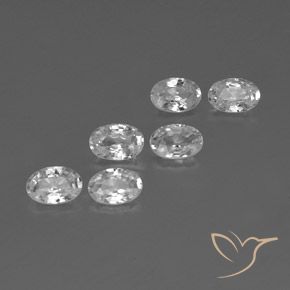 Shop natural 4.18ct Blanc Zircon gems, ovale, from Cambodge at GemSelect. In stock, global shipping!