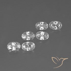 Shop natural 4.83ct Blanc Zircon gems, ovale, from Cambodge at GemSelect. In stock, global shipping!