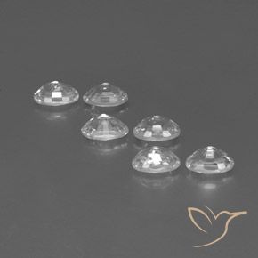 Shop natural 4.83ct Blanc Zircon gems, ovale, from Cambodge at GemSelect. In stock, global shipping!