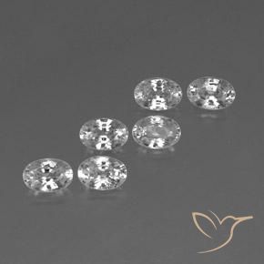 Shop natural 4.51ct Blanc Zircon gems, ovale, from Cambodge at GemSelect. In stock, global shipping!