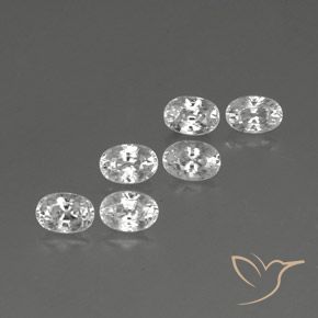 Shop natural 5.09ct Blanc Zircon gems, ovale, from Cambodge at GemSelect. In stock, global shipping!