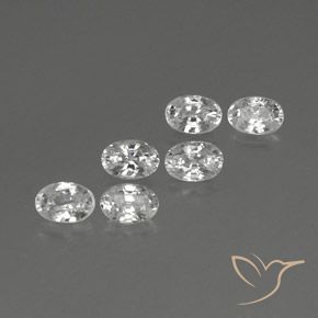 Shop natural 4.74ct Blanc Zircon gems, ovale, from Cambodge at GemSelect. In stock, global shipping!