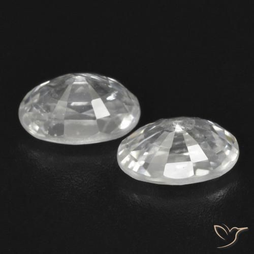 Shop natural 1.67ct Blanc Zircon gems, ovale, from Cambodge at GemSelect. In stock, global shipping!