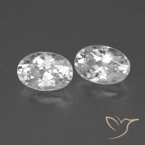 Shop natural 1.69ct Blanc Zircon gems, ovale, from Cambodge at GemSelect. In stock, global shipping!