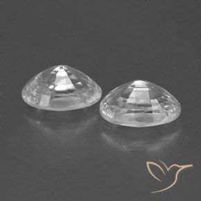 Shop natural 1.69ct Blanc Zircon gems, ovale, from Cambodge at GemSelect. In stock, global shipping!