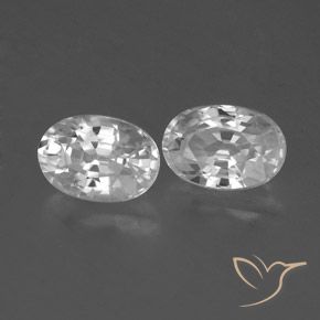 Shop natural 1.70ct Blanc Zircon gems, ovale, from Cambodge at GemSelect. In stock, global shipping!