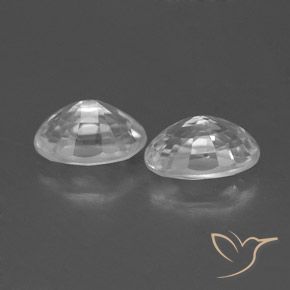 Shop natural 1.70ct Blanc Zircon gems, ovale, from Cambodge at GemSelect. In stock, global shipping!