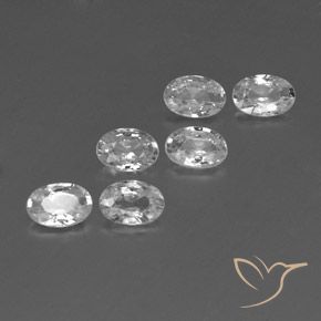 Shop natural 3.92ct Blanc Zircon gems, ovale, from Cambodge at GemSelect. In stock, global shipping!
