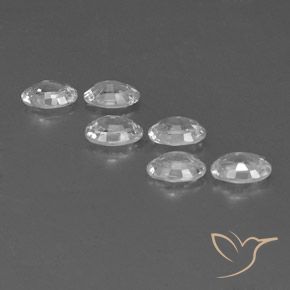 Shop natural 4.32ct Blanc Zircon gems, ovale, from Cambodge at GemSelect. In stock, global shipping!