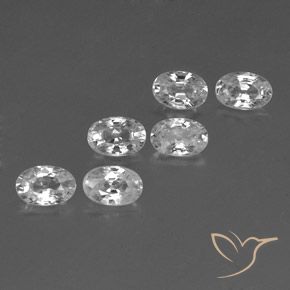 Shop natural 4.39ct Blanc Zircon gems, ovale, from Cambodge at GemSelect. In stock, global shipping!